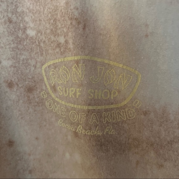 Ron Jon surf shop Cocoa Beach Florida bleach dyed short sleeve tee shirt | XL - Picture 5 of 11